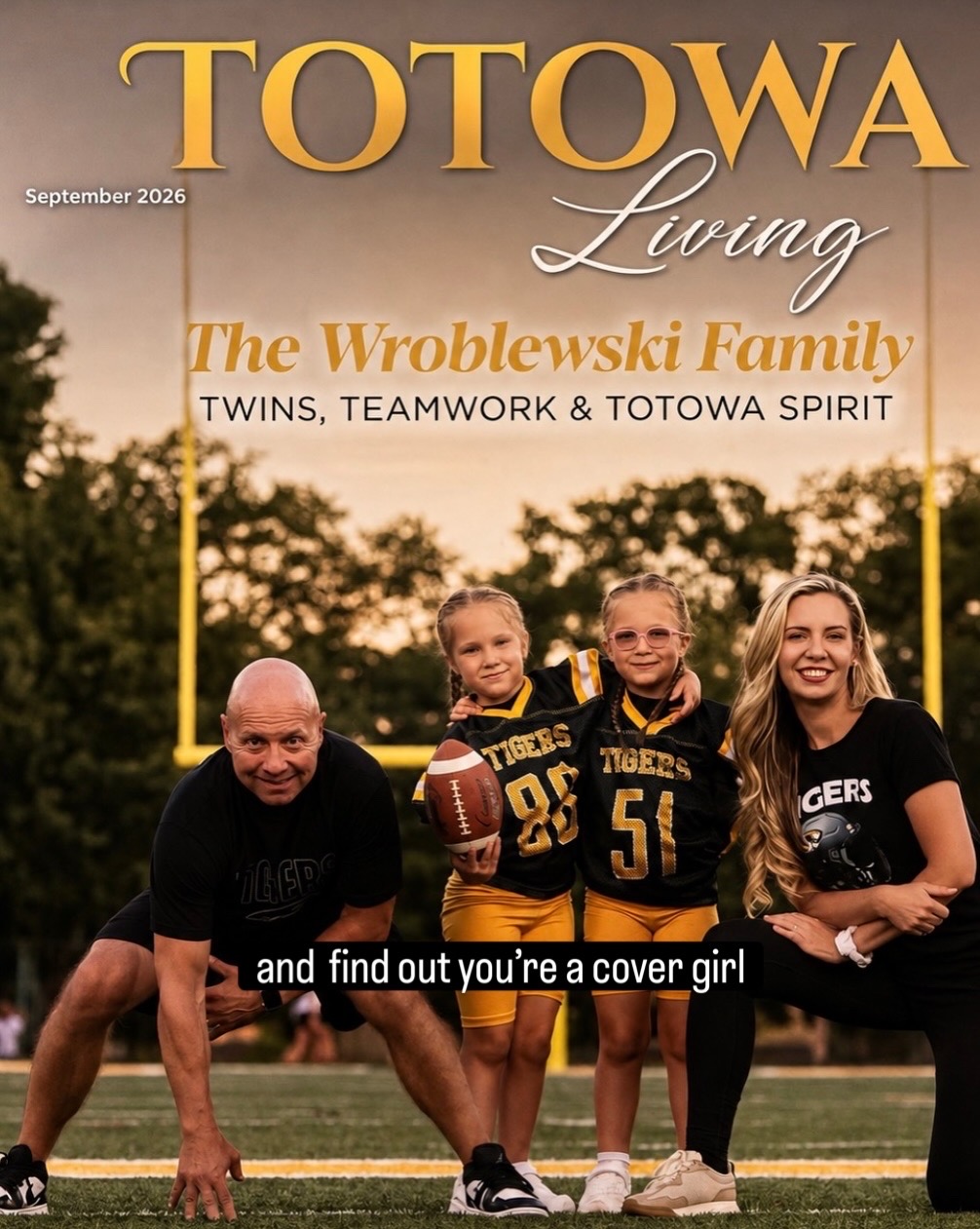 Totowa Living cover story featuring the Wroblewski family
